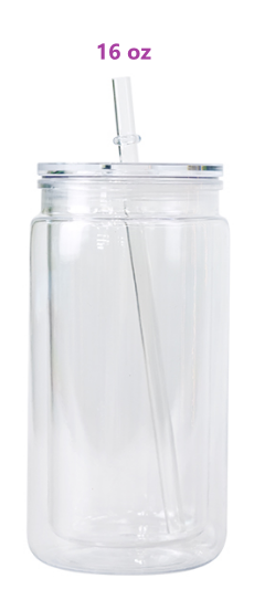 16oz Custom Snow globe tumbler